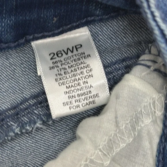 26WP JEANS PAINT SPLATTER MARTHA STEWART - Picture 6 of 11